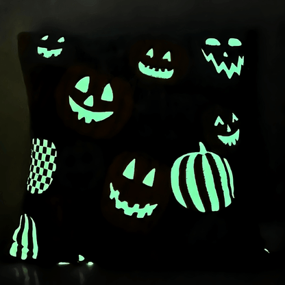 Glow in the - Dark Halloween Pillow - Pink - 